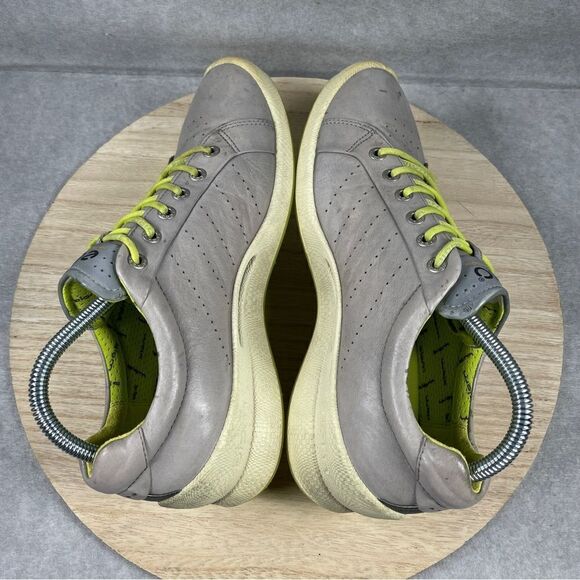 Ecco Spikeless Golf Shoes Mens EU 40 US 7 Gray Biom Hydromax Yak Leather - Picture 5 of 9